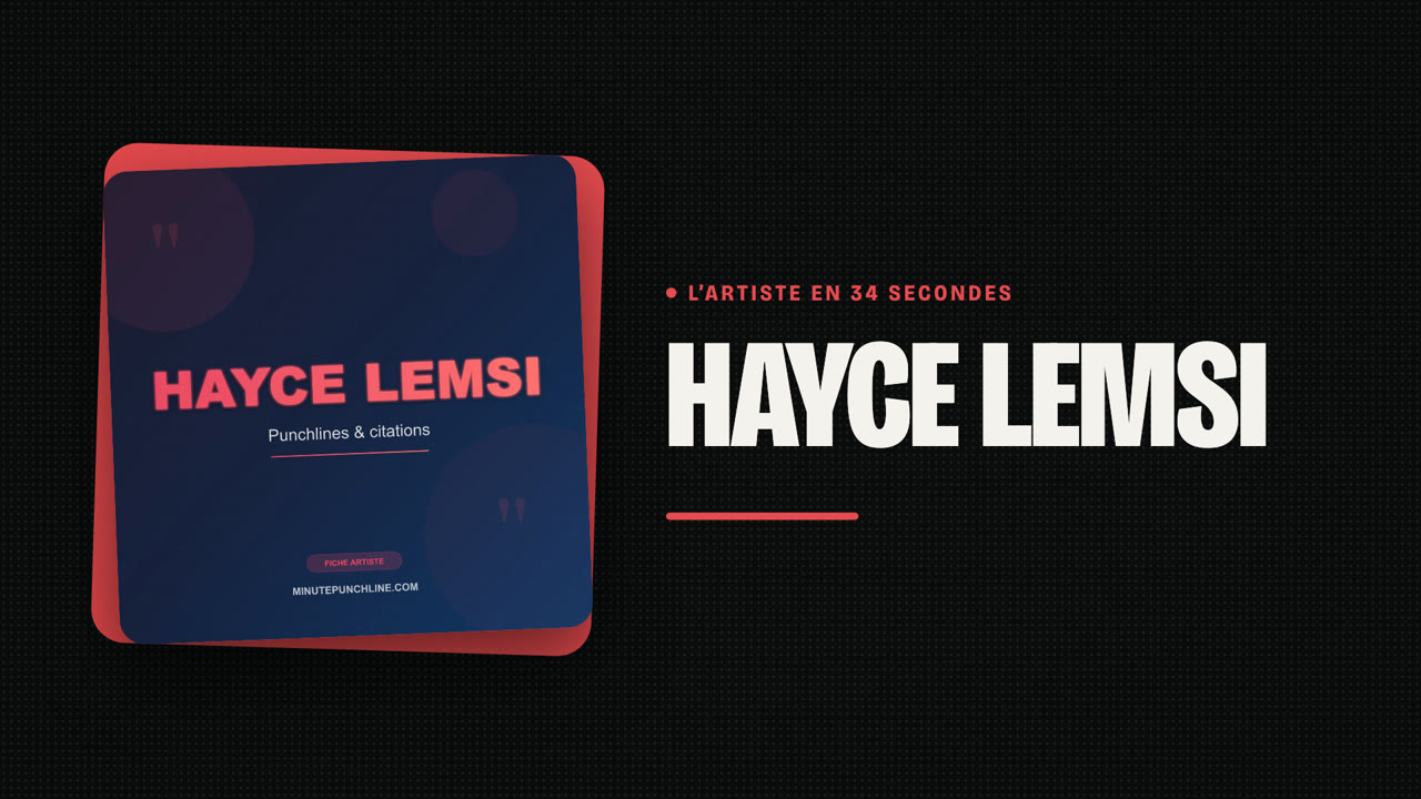 Hayce Lemsi en 34 secondes