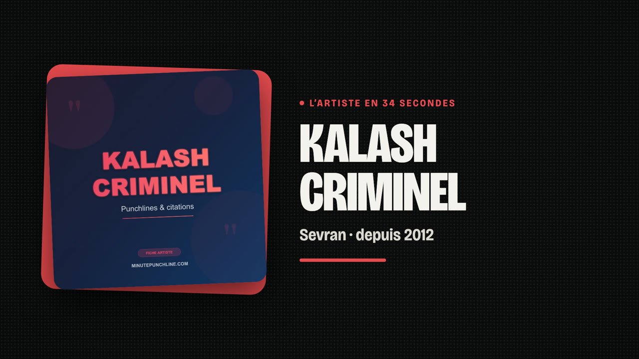 Kalash Criminel en 34 secondes