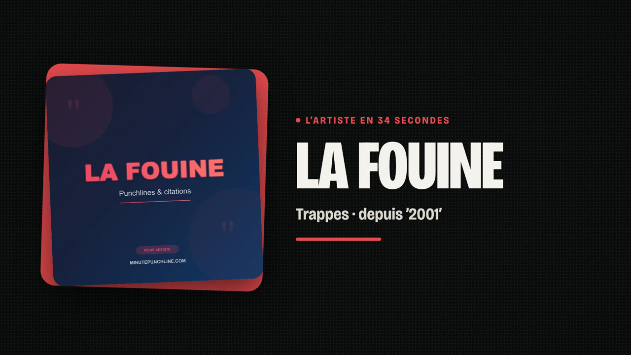 La Fouine en 34 secondes