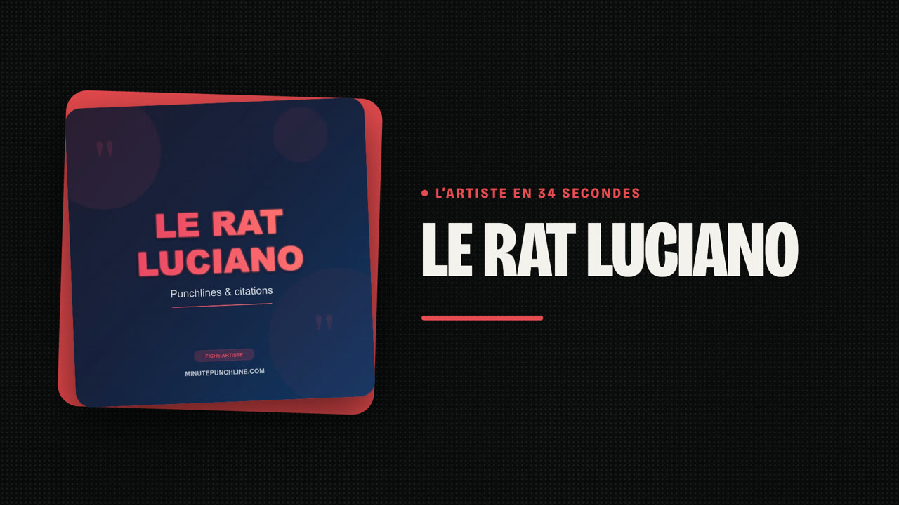 Le Rat Luciano en 34 secondes
