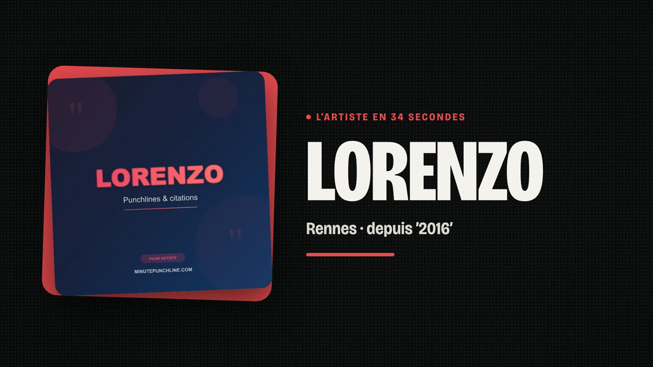 Lorenzo en 34 secondes