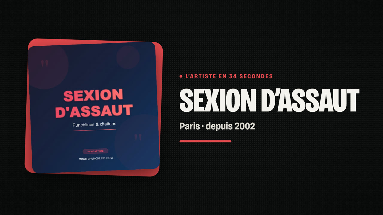 Sexion d'Assaut en 34 secondes