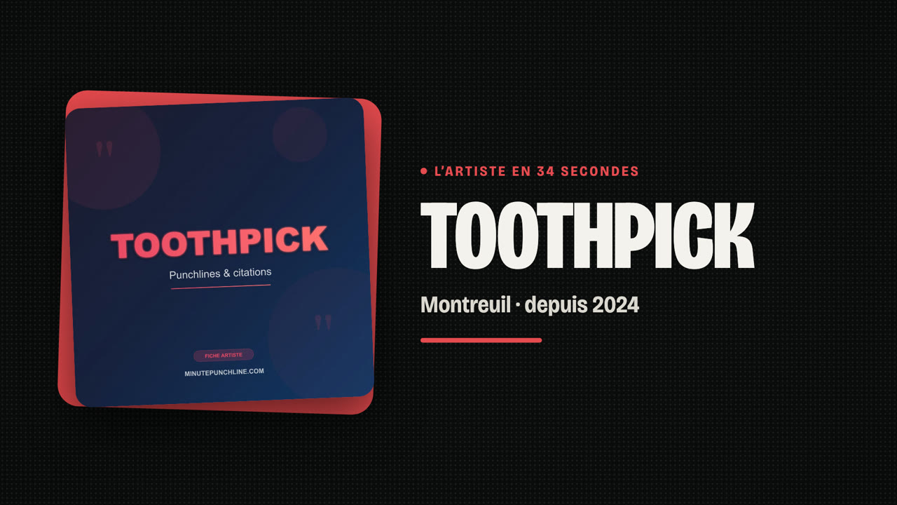 ToothPick en 34 secondes
